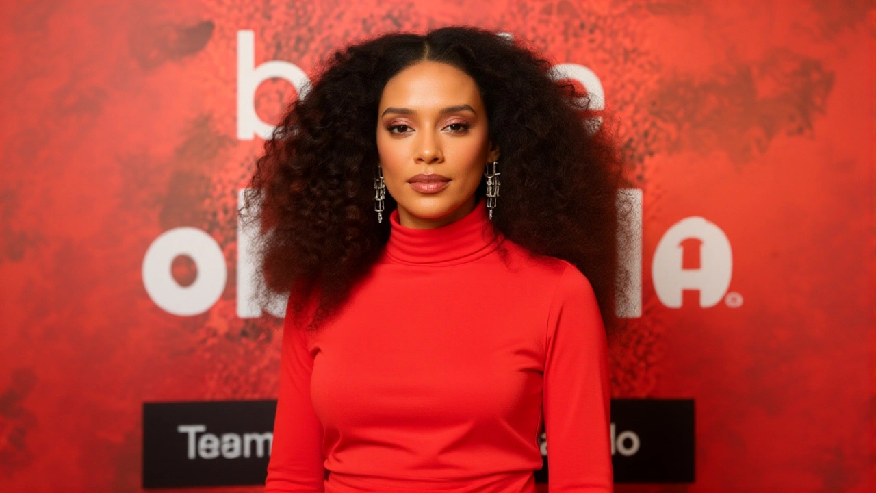 Taís Araujo vence poll de looks no Baile Globoplay com vestido vermelho de sangue